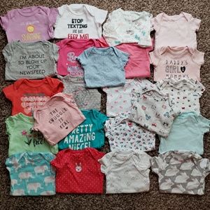 6 month baby girl bodysuits